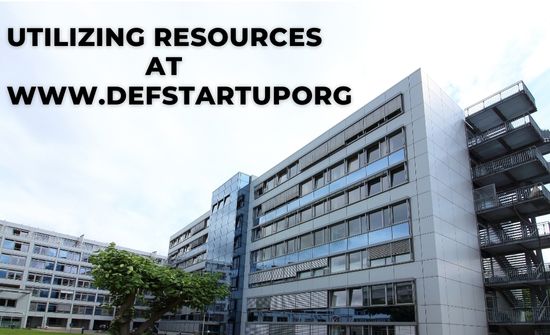 Utilizing Resources At Www.Defstartuporg