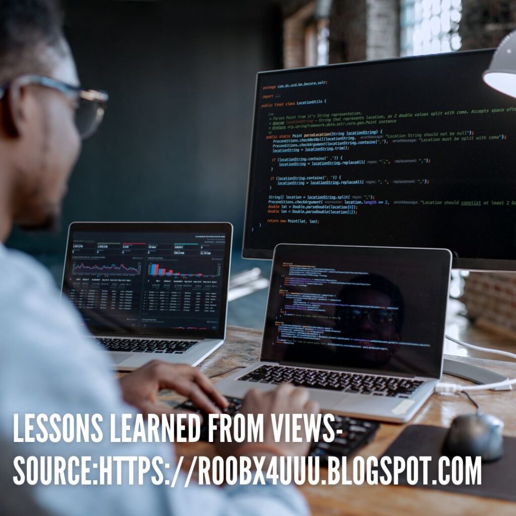 Lessons Learned from Views-Source: https://roobx4uuu.blogspot.com